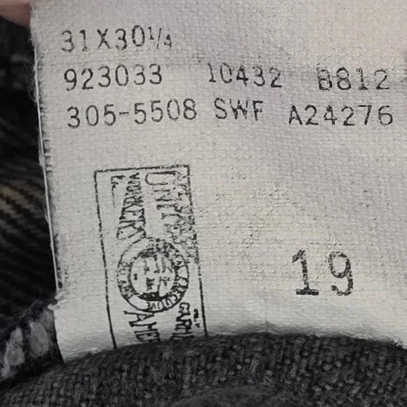 Lee Vintage High Waisted Tapered Mom Jeans Daisy Embroidered 14 MED Black 90s - Picture 6 of 10